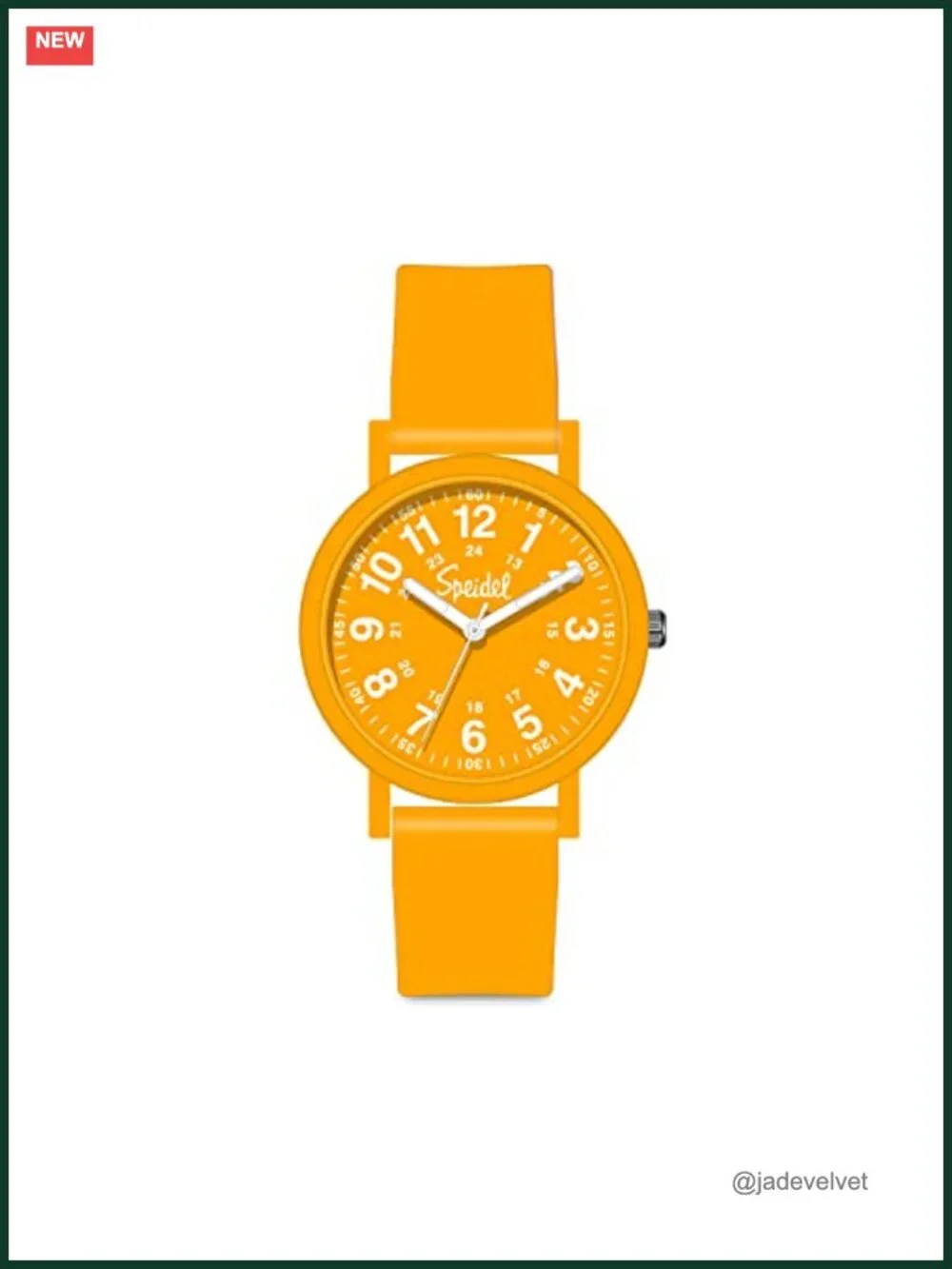 Unisex Eco Recyclable Plastic Silicone Strap 40mm Watch Easy Reader